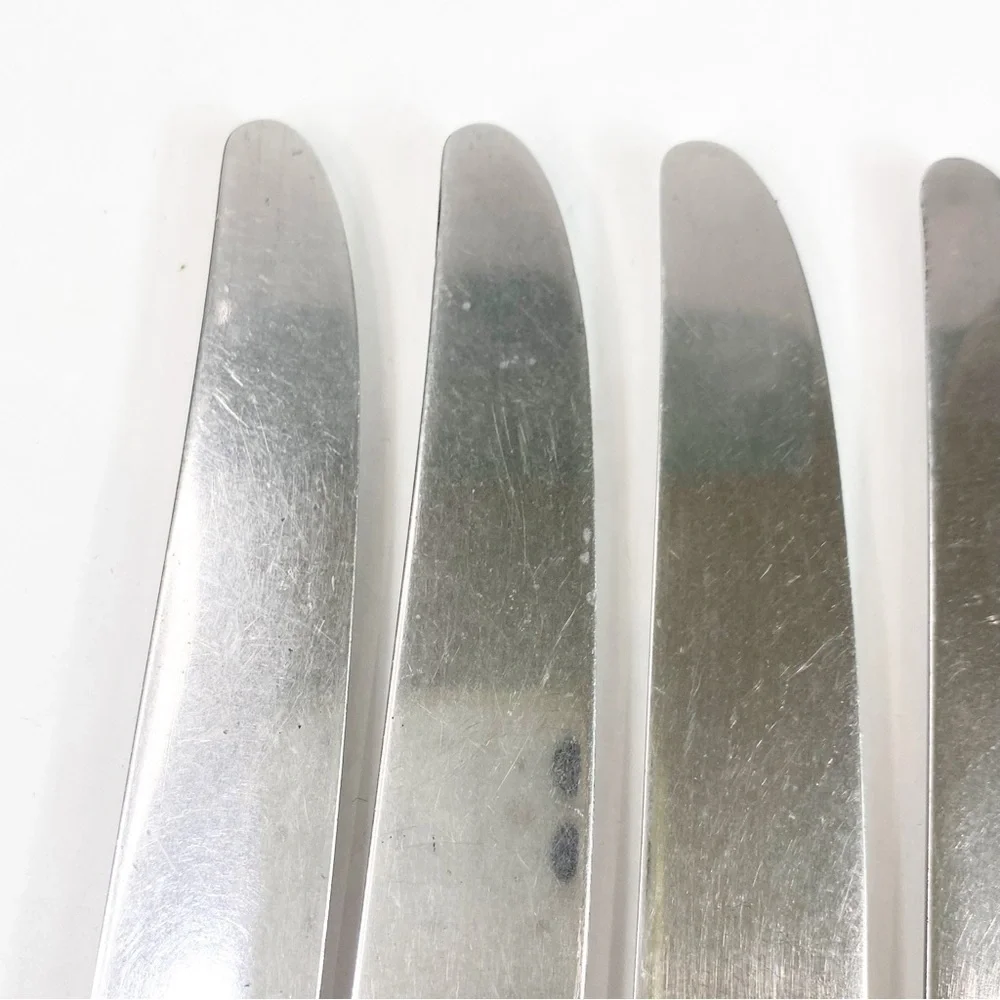 Vintage Oneida Community Morning Star 40’s Silverplate Flatware 8 Dinner Knives